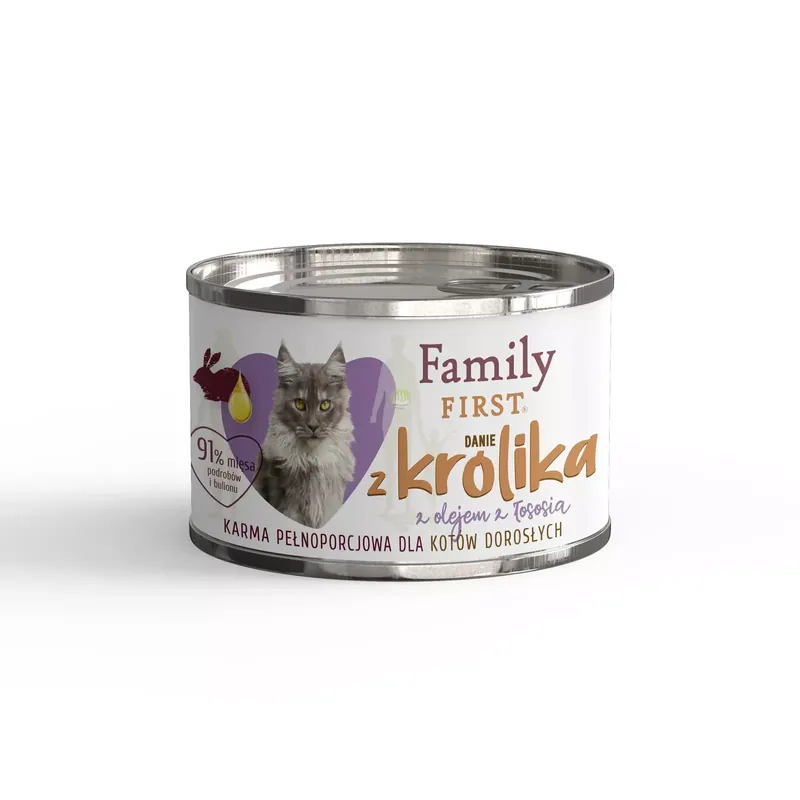 Zamów dziś Puszka dla kota, DANIE Z KRÓLIKIEM, adult, 200g