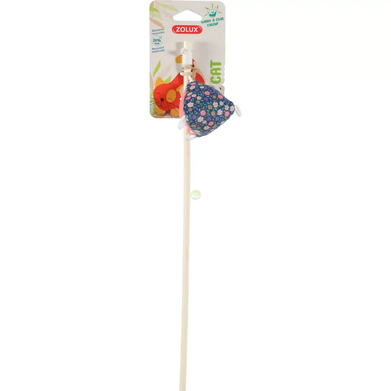 Nowy Zolux Zabawka dla kota wędka piramidka, kwiaty ETHICAT 40cm