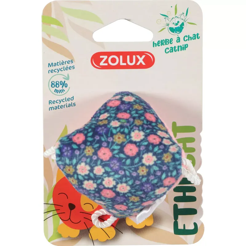 Ograniczona ilość Zolux Zabawka dla kota piramidka, kwiaty ETHICAT 6,4cm