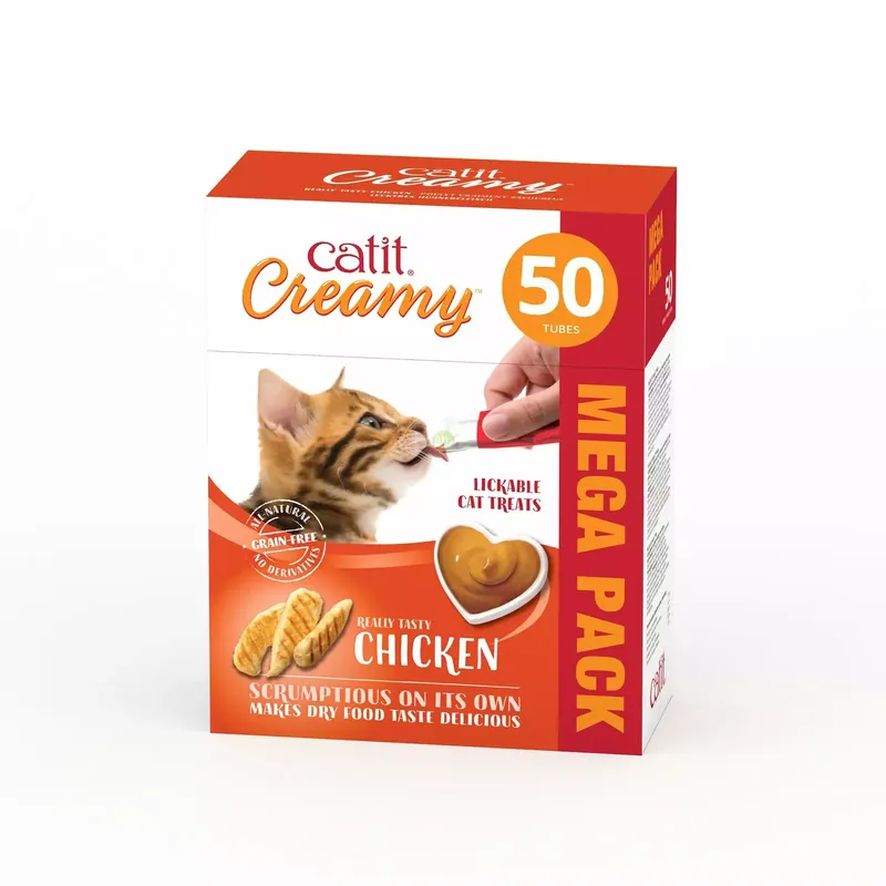Creamy Megapack, przysmak, dla kota, kurczak, 50x10g Sprawdź teraz