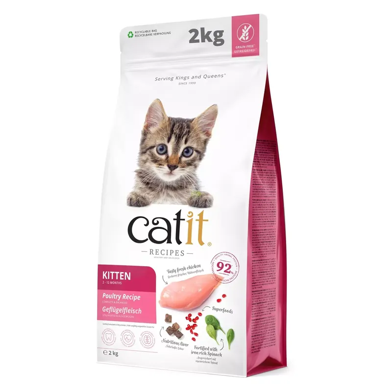 Ekspresowa dostawa Recipes Kitten, karma sucha, dla kociąt, drób, 2kg