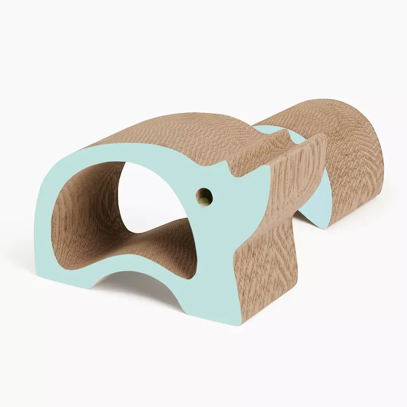 Zoo Scratcher Nosorożec, drapak, dla kota, kartonowy, 46x22,5x29cm, 2w1 Obniżka ceny