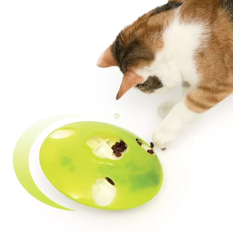 Bączek na przysmaki dla kota Catit Treat Spinner, 18.5x18.5x8cm Sprawdź teraz
