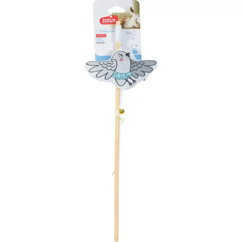 ZOLUX Zabawka dla kota wędka bambus ptak w tutu CHATOUILLE 48,8cm Zamów dziś