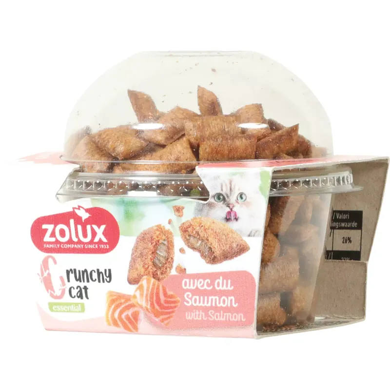 Oferta czasowa ZOLUX Ciasteczka dla kotów CRUNCHY CAT z łososiem 80g