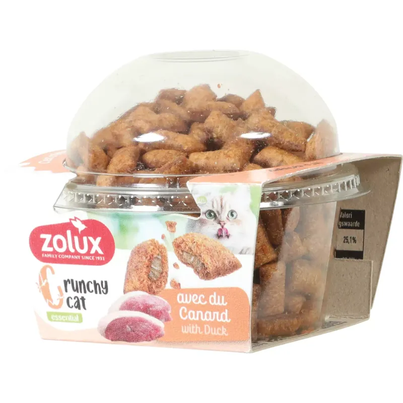 ZOLUX Ciasteczka dla kotów CRUNCHY CAT z kaczką 80g Dodaj do koszyka