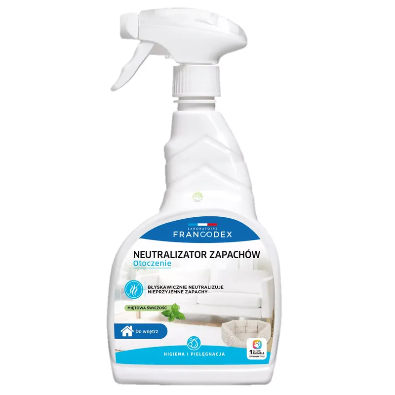 Okazja FRANCODEX Neutralizator zapachu dla psa i kota do wnętrz spray 750ml