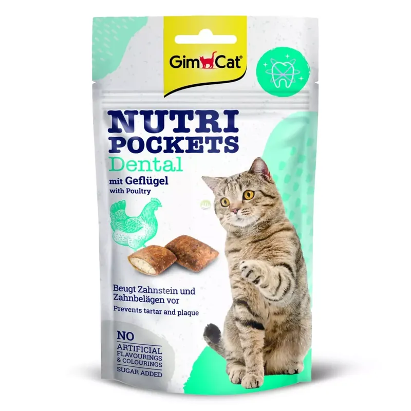 Tylko dziś GimCat Nutri Pochets Dentalkocie przysmaki na zęby
