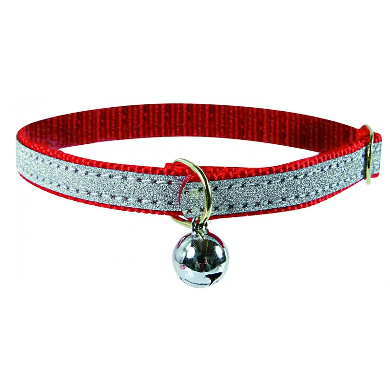 Kup online Zolux Obroża dla kota połyskująca 30cm kol. czerwony