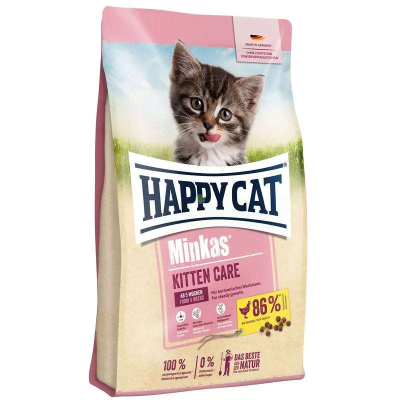 Szybka dostawa Minkas Kitten Care, drób, 500g