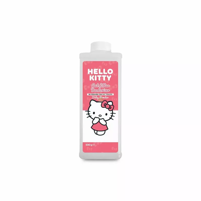 Sprawdź teraz Hello Kitty, odświeżacz do kuwety, baby powder, 500 gr