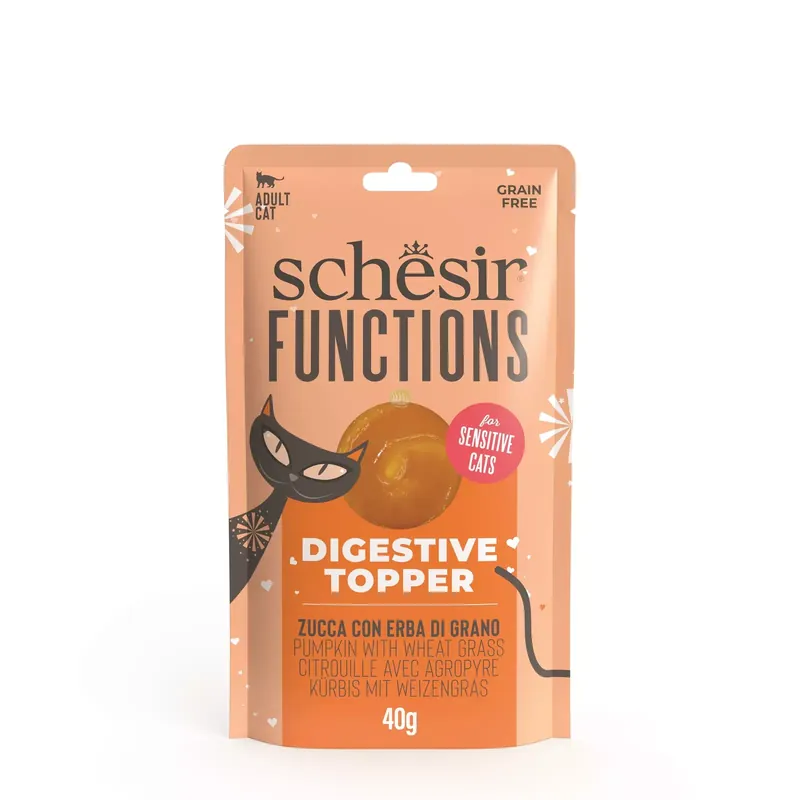 Sprawdź teraz Functions, sumplement, dla kota, dynia i trawa pszeniczna, 40g, saszetka, wspomaga trawienie