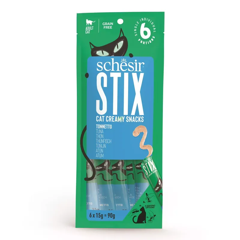 Hit sprzedaży Stix, przysmak, dla kota, tuńczyk, 6x15g, saszetka