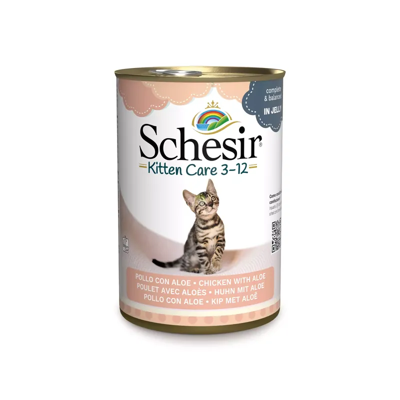 Promocja Kitten Care 3-12, karma mokra, dla kociąt, kurczak z aloesem, 140g, puszka