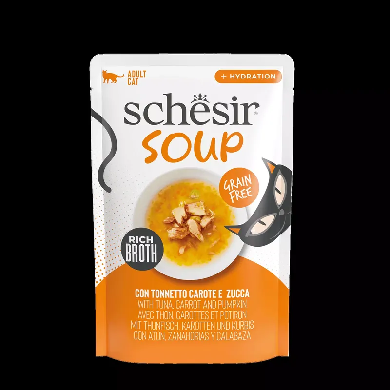 Oferta Soup, karma mokra, dla kotów, zupa tuńczyk z dynią, 40g, saszetka