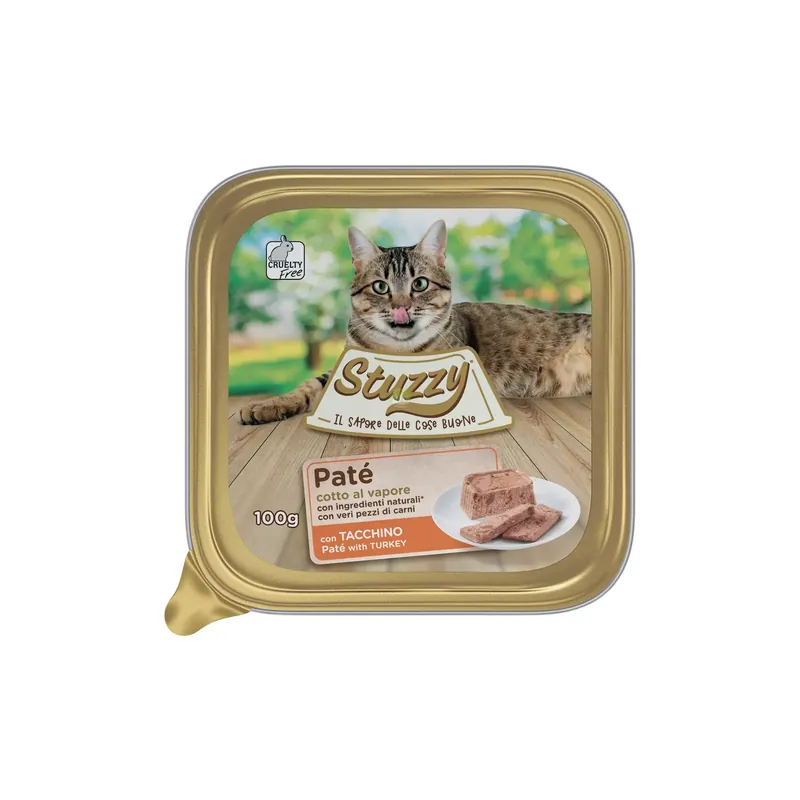 Pate, karma mokra, dla kota, indyk 100g, tacka Super okazja