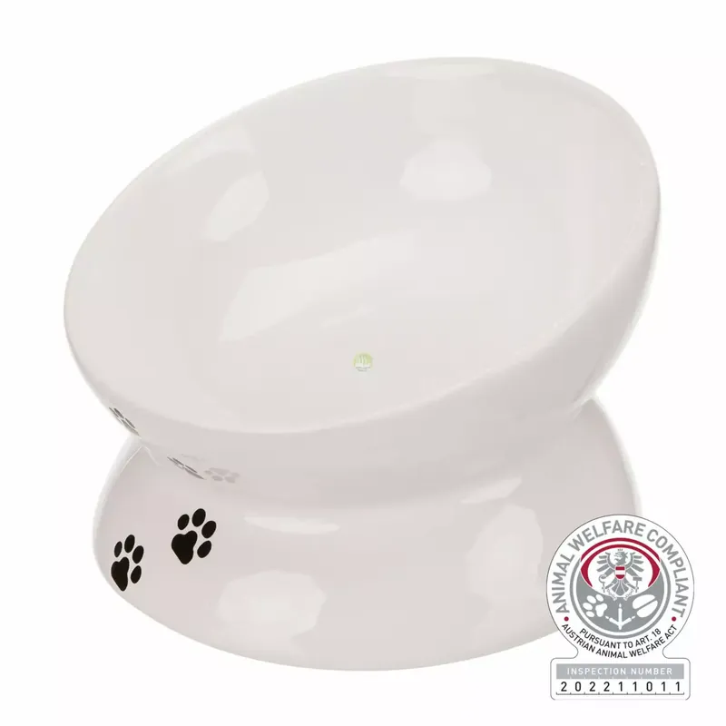 Miska ceramiczna, cat, 0.15l/o 13cm, biała Ekspresowa dostawa