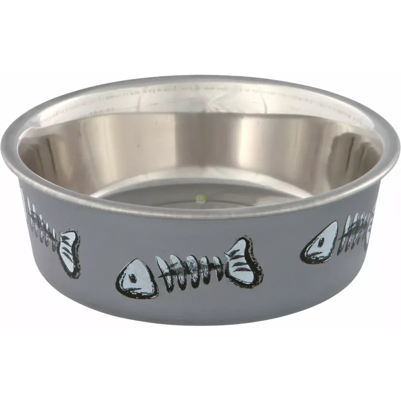 MISKA METALOWA DLA KOTA Z PLASTIKOWĄ POWŁOKĄ 0.3l / 12cm Tani