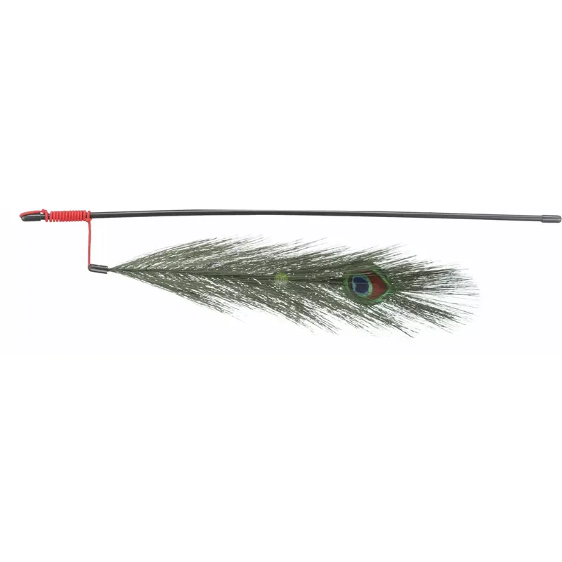 Oferta czasowa Wędka Dla Kota Z Pawim Piórem 47cm