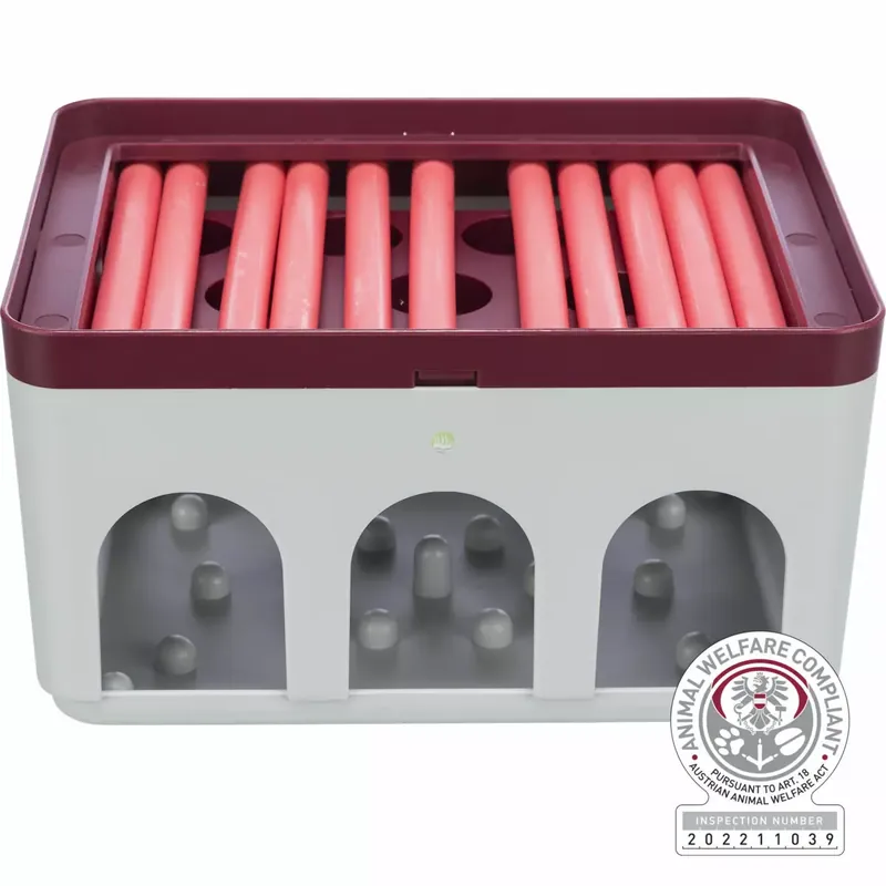 Cat Activity Rod Box, zabawka edukacyjna, dla kota, 20x12x16cm Łatwy zwrot