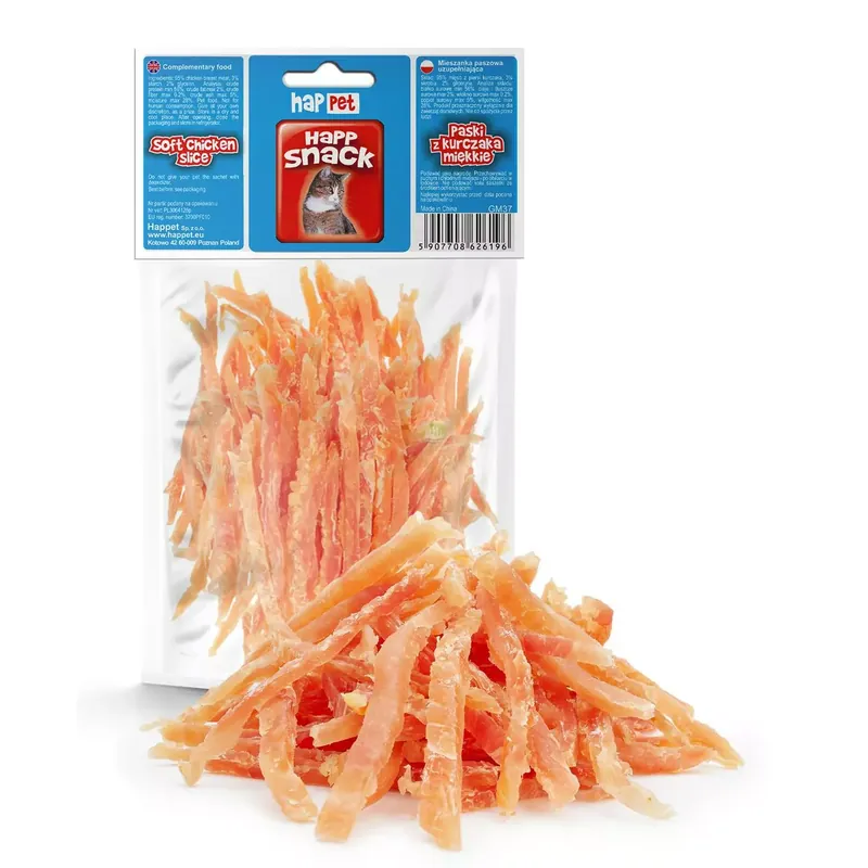 Cena promocyjna Gm37 Paski z kurczaka miękkie 100g