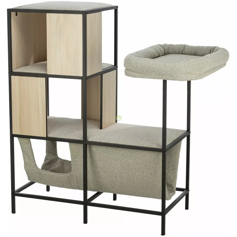Drapak CityStyle, dla kota, z metalową ramą, 100cm, kremowy Wybór klientów