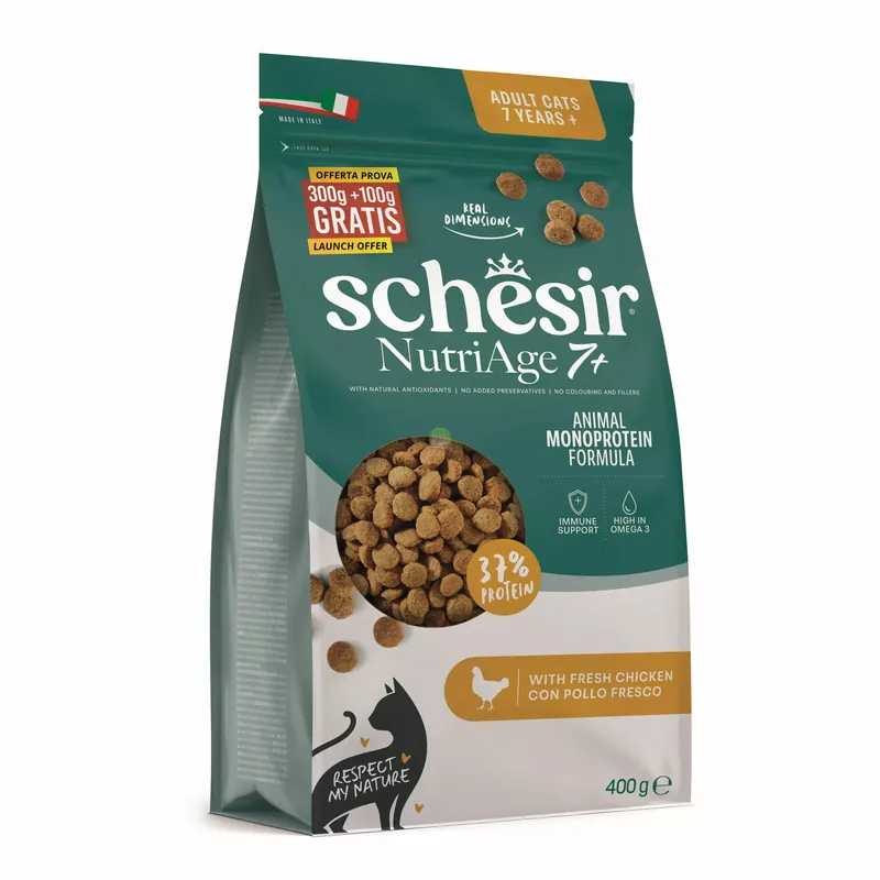 Animal Monoprotein Formula Nutriage 7+ kurczak karma sucha 400g Cena promocyjna