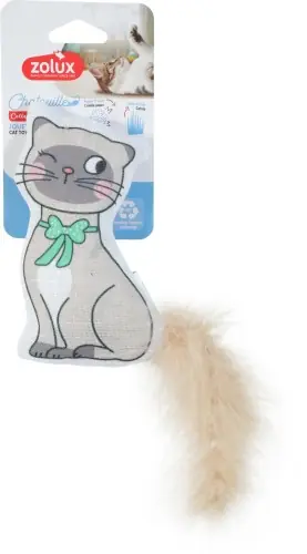ZOLUX Zabawka dla kota z pi贸rkami i kocimi臋tk膮 kot muszka CHATOUILLE 14cm Wyprzedaż