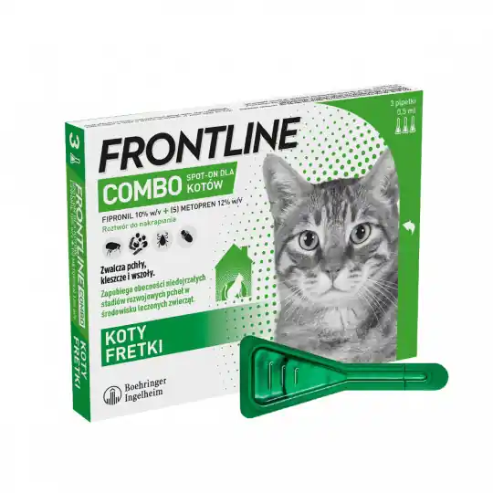 FRONTLINE Combo Spot-On dla kotów pipeta 3x0,5 ml Oferta limitowana