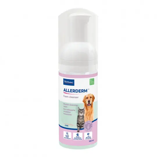 VIRBAC Allerderm Pianka - szampon dla psa i kota - 100ml Wysoka jakość