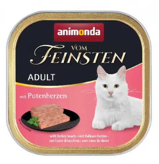Cena promocyjna ANIMONDA Vom Feinsten Adult Serca indyka - mokra karma dla kota - 100g