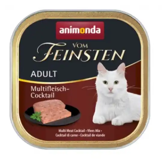 ANIMONDA Vom Feinsten Adult Mix mięsny - mokra karma dla kota - 100g Taniej