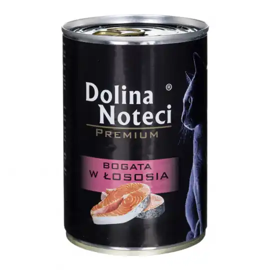 Tylko dziś DOLINA NOTECI Premium bogata w łososia - mokra karma dla kota - 400 g