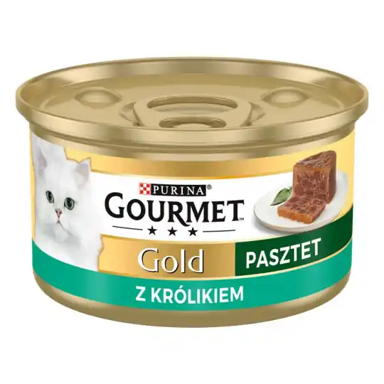 Purina Gourmet Gold królik - mokra karma dla kota - 85 g Wybór klientów