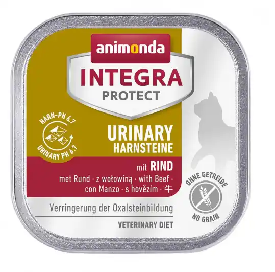 Najlepsza cena ANIMONDA Integra Protect Urinary Harnsteine Wołowina - mokra karma dla kota - 100g