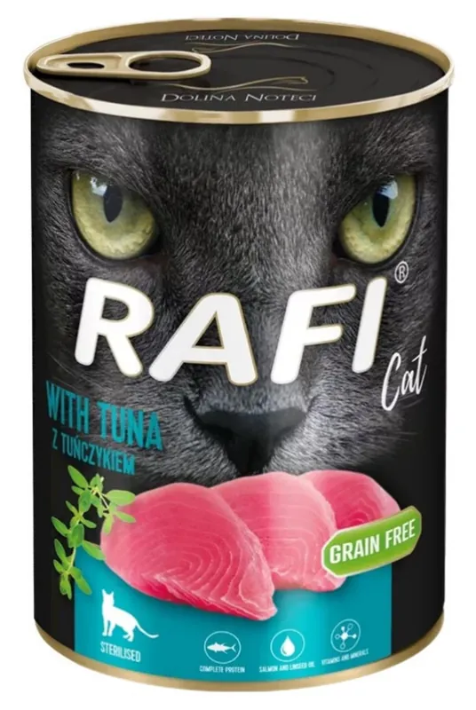 DOLINA NOTECI Rafi Cat Adult z tuńczykiem - mokra karma dla kota - 400 g Wyjątkowa oferta