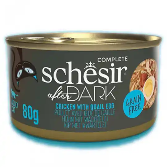 SCHESIR AFTER DARK FILLETS Kurczak z QUAIL EGG 80g Niska cena