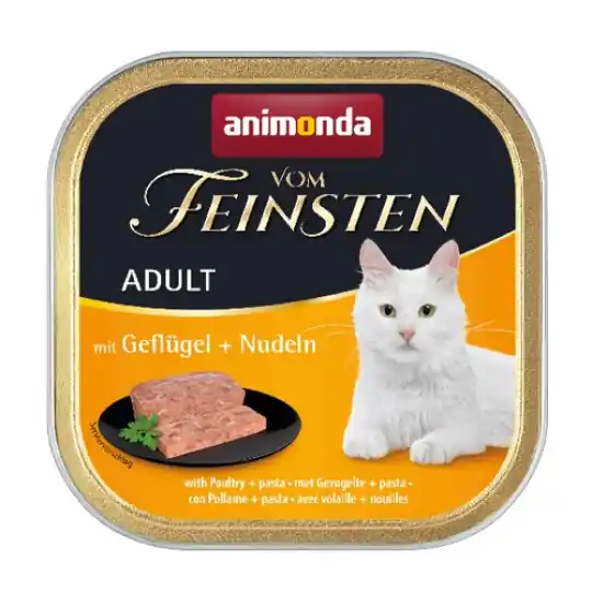 Szybka dostawa ANIMONDA Vom Feinsten Adult Drób z makaronem - mokra karma dla kota - 100g