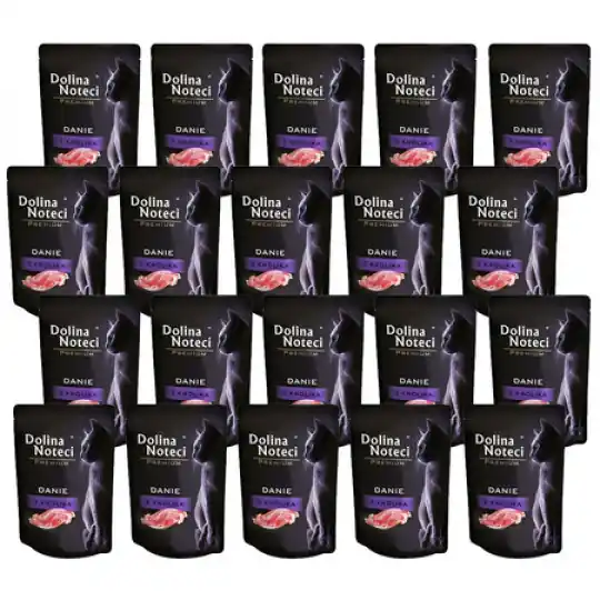 DOLINA NOTECI Premium Danie z królikiem - mokra karma dla kota - 20x85 g Popularny