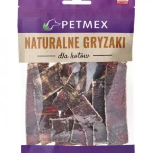 Tani PETMEX Przełyk wołowy paseczki Mono - przysmak dla kota - 40g