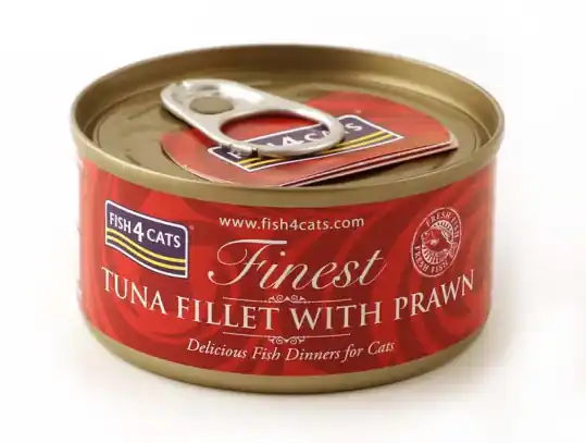 Oferta FISH4CATS Filet tuńczyka z krewetkami - mokra karma dla kota - 70g