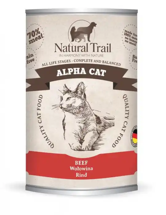 NATURAL TRAIL Alpha Cat Wołowina Mono - mokra karma dla kota - 400g Zamów teraz