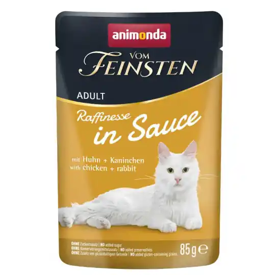 ANIMONDA Vom Feinsten Raffinesse in sauce Kurczak z królikiem - mokra karma dla kota - 85g Taniej