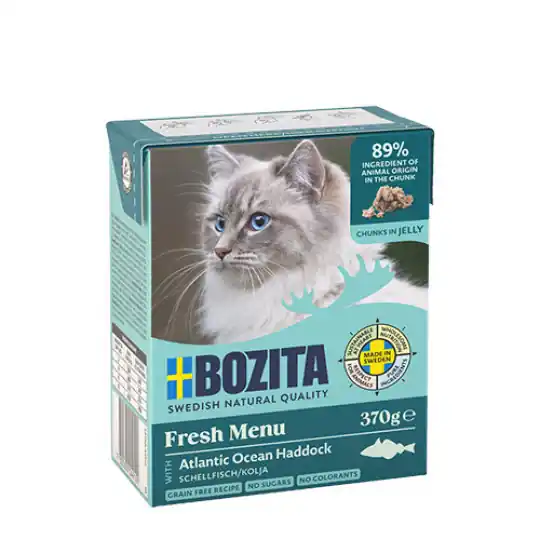 Dostępne od ręki BOZITA Fresh Menu Łupacz w galaretce - mokra karma dla kota - 370g