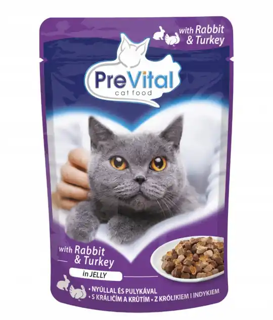 PREVITAL Indyk i królik w galaretce - mokra karma dla kota - 100g Kup online