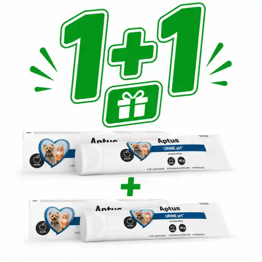 Szybka dostawa APTUS Urine Ph - pasta zakwaszająca mocz dla psa i kota - 100g + 100g GRATIS!