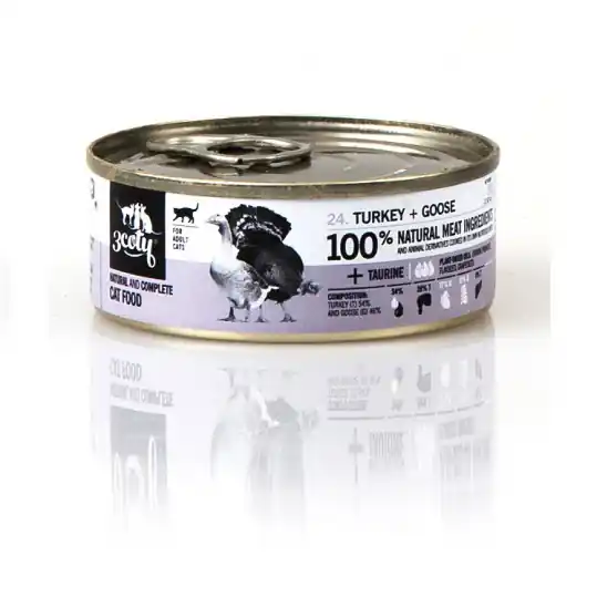 3COTY Indyk z gęsią - mokra karma dla kota - 80g Ograniczona ilość