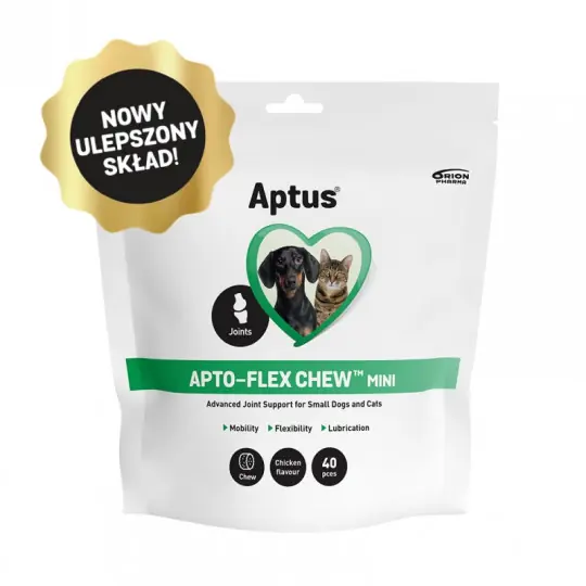 APTUS Apto-flex Chew Mini Wsparcie stawów - suplementy dla psa i kota - 40szt. Najlepsza cena