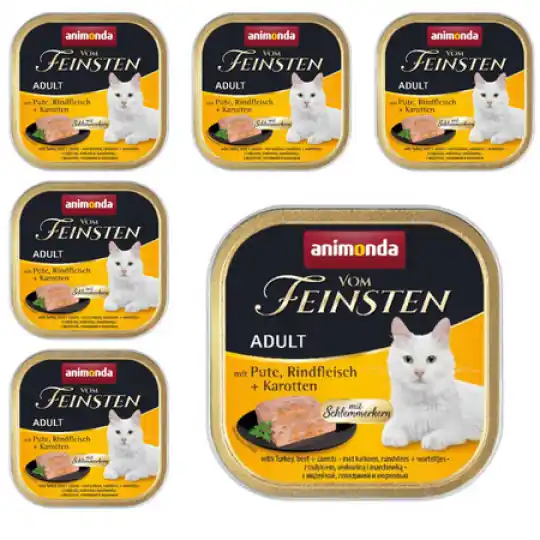 ANIMONDA Vom Feinsten Classic Cat indyk, wołowina i marchewka - mokra karma dla kota - 6x100 g Zamów teraz