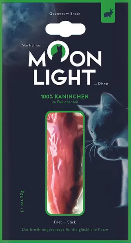 Nowość MOONLIGHT Dinner Filet z Królika - przysmak dla kota - 22g
